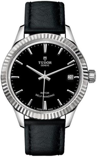 Tudor 12310-0022 Style Svart/Läder Ø34 mm