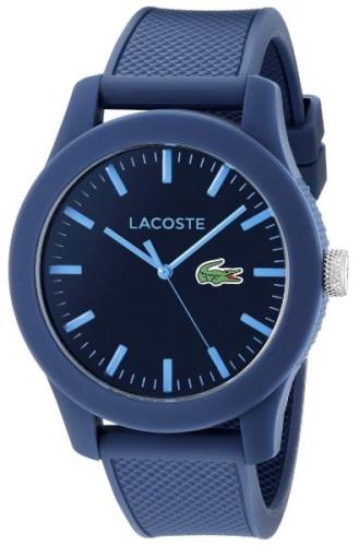 Lacoste 12.12 Herrklocka 2010765 Blå/Gummi Ø43 mm