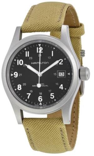 Hamilton Herrklocka H69419933 Khaki Svart/Textil Ø38 mm