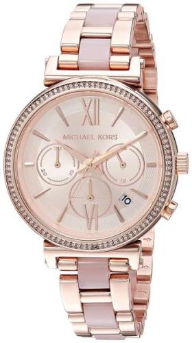 Michael Kors 99999 Damklocka MK6560 Roséguldstonad/Resinplast Ø39 mm