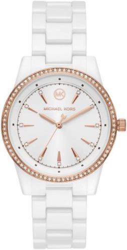 Michael Kors 99999 Damklocka MK6837 Vit/Keramik Ø37 mm