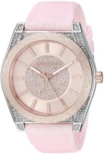 Michael Kors 99999 Damklocka MK6704 Roséguldstonad/Gummi Ø40 mm