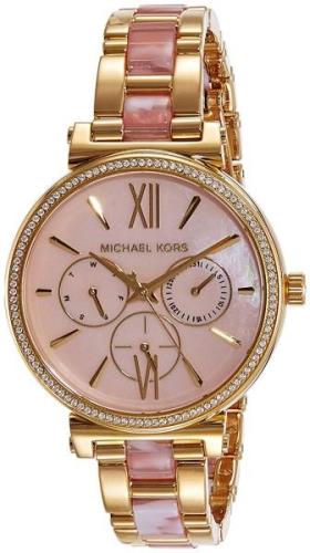 Michael Kors Sofie Damklocka MK4344 Rosa/Resinplast Ø36 mm