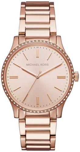 Michael Kors Bailey Damklocka MK3809 Roséguldstonad/Roséguldstonat