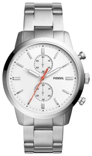 Fossil Townsman Herrklocka FS5346 Vit/Stål Ø44 mm