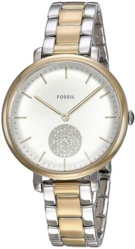 Fossil 99999 Damklocka ES4439 Silverfärgad/Gulguldtonat stål Ø36 mm