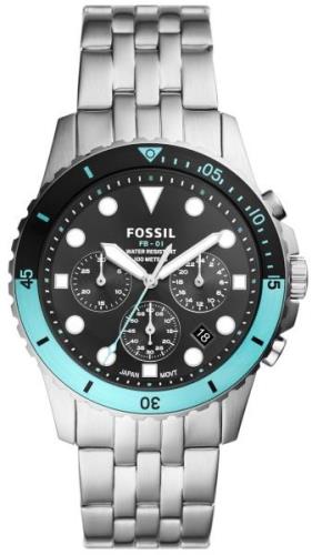 Fossil Fb-01 Chrono Herrklocka FS5827 Svart/Stål Ø42 mm