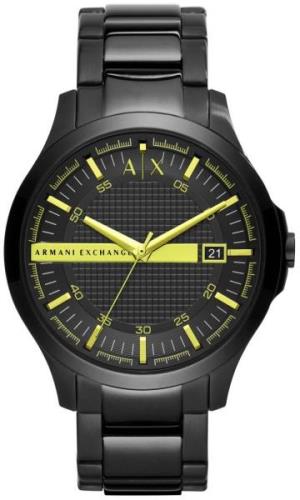 Armani Exchange Dress Herrklocka AX2407 Svart/Stål Ø46 mm