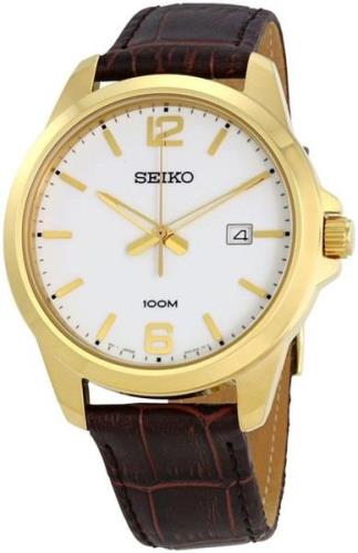 Seiko 99999 Herrklocka SUR252P1 Vit/Läder Ø43 mm