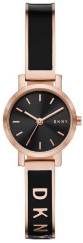 DKNY Soho Damklocka NY2961 Svart/Stål Ø24 mm