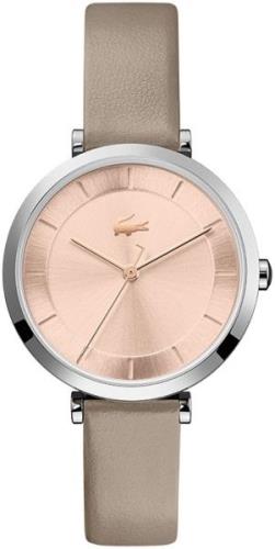 Lacoste 99999 Damklocka 2001141 Roséguldstonad/Läder Ø32 mm