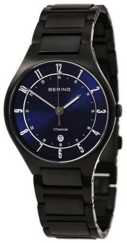 Bering Titanium Herrklocka 11739-727 Blå/Titan Ø39 mm