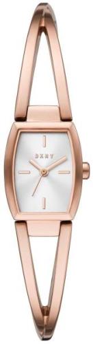 DKNY Crosswalk Damklocka NY2937 Vit/Roséguldstonat stål Ø22 mm