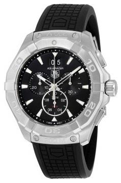 TAG Heuer Aquaracer Chronograph Herrklocka CAY1110.FT6041 Svart/Gummi