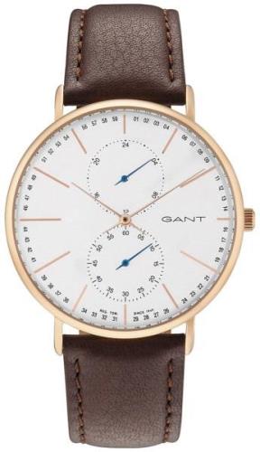 Gant Wilmington Herrklocka GT036002 Vit/Läder Ø41 mm