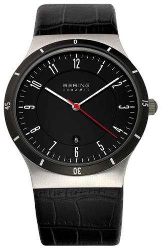 Bering Ceramic Herrklocka 32239-442 Svart/Läder Ø40 mm