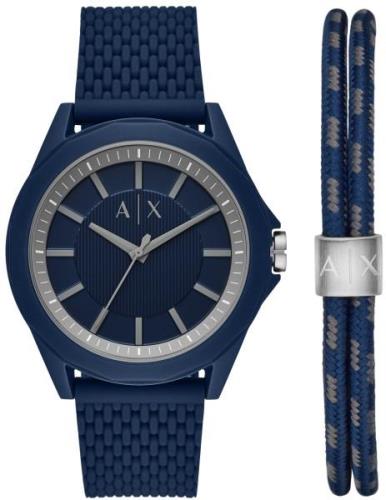 Armani Exchange Drexler Herrklocka AX7118 Blå/Gummi Ø44 mm