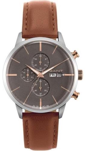 Gant 99999 Herrklocka GT063002 Grå/Läder Ø41 mm