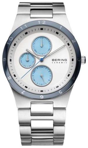 Bering Ceramic Herrklocka 32339-707 Vit/Stål Ø39 mm