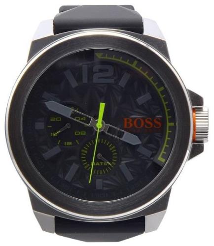 Hugo Boss New York Herrklocka 1513347 Grå/Gummi Ø50 mm