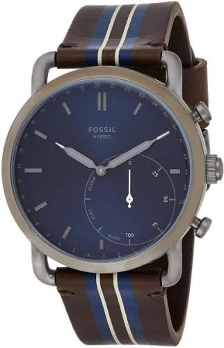 Fossil 99999 Herrklocka FTW1182 Blå/Läder Ø42 mm