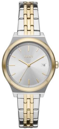 DKNY Parsons Damklocka NY2948 Vit/Stål Ø34 mm