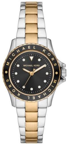 Michael Kors Kenly Damklocka MK6955 Svart/Guldtonat stål Ø33 mm