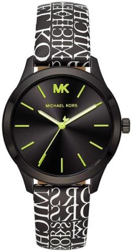 Michael Kors 99999 Damklocka MK2847 Svart/Läder Ø38 mm