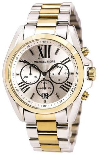 Michael Kors Damklocka MK5855 Silverfärgad/Gulguldtonat stål Ø43 mm