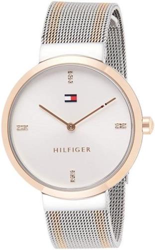 Tommy Hilfiger 99999 Damklocka 1782221 Silverfärgad/Roséguldstonat