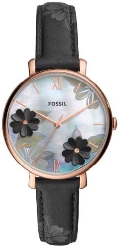 Fossil Jacqueline Damklocka ES4535 Vit/Läder Ø36 mm