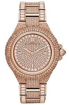 Michael Kors Camille Damklocka MK5862 Roséguldstonad/Roséguldstonat