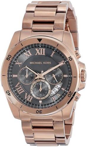 Michael Kors 99999 Herrklocka MK8563 Svart/Roséguldstonat stål Ø44