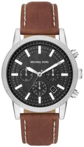 Michael Kors Herrklocka MK8955 Hutton VALUE_INKNOWN Svart/Läder Ø43