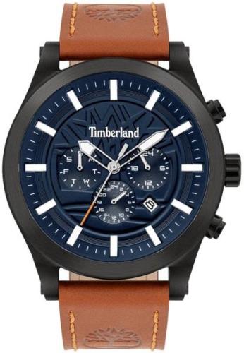 Timberland Herrklocka TBL15661JSB03 Blå/Läder Ø48 mm