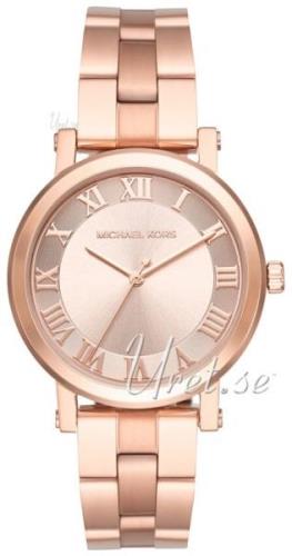 Michael Kors Damklocka MK3561 Norie Roséguldstonad/Roséguldstonat