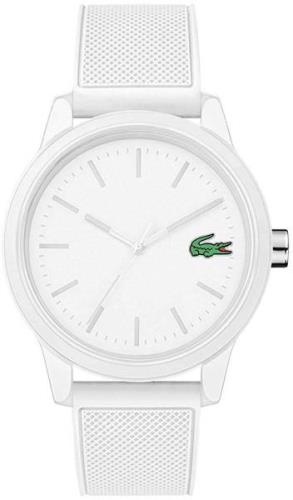 Lacoste 12.12 Herrklocka 2010984 Vit/Gummi Ø42 mm