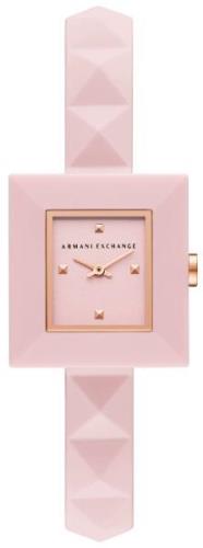 Armani Exchange Damklocka AX4402 Karla Rosa/Gummi Ø26 mm