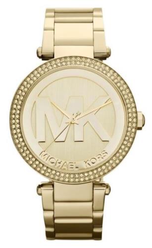 Michael Kors Damklocka MK5784 Parker Gulguldstonad/Gulguldtonat stål