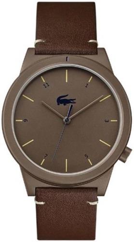 Lacoste Herrklocka 2010992 Brun/Läder Ø42 mm