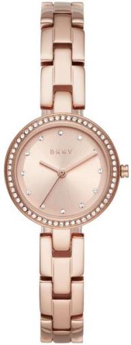 DKNY Damklocka NY2826 City Link Roséguldstonad/Roséguldstonat stål