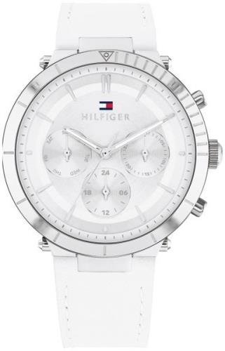 Tommy Hilfiger Damklocka 1782352 Emery Silverfärgad/Läder Ø38 mm