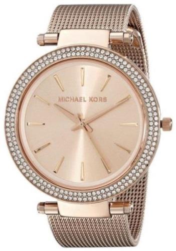 Michael Kors Damklocka MK3369 Darci Roséguldstonad/Roséguldstonat