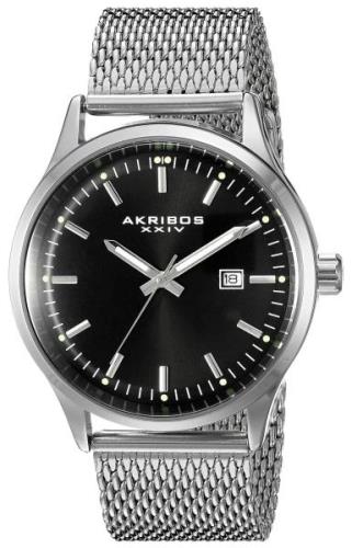 Akribos XXIV Herrklocka AK901SSB Svart/Stål Ø42.5 mm