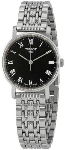 Tissot Damklocka T109.210.11.053.00 Everytime Svart/Stål Ø30 mm