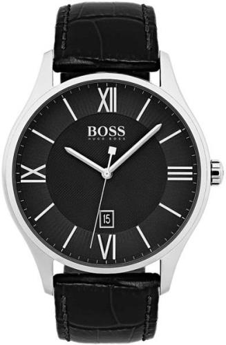 Hugo Boss Herrklocka 1513485 Svart/Läder Ø44 mm