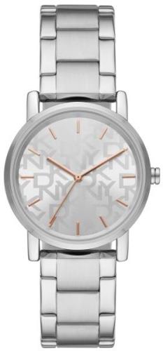 DKNY Damklocka NY2968 Soho Vit/Stål Ø34 mm