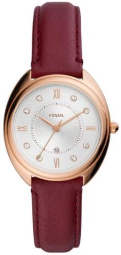 Fossil Damklocka ES5148 Gabby Silverfärgad/Läder Ø34 mm