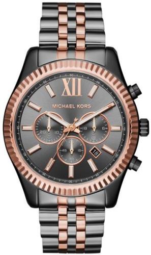 Michael Kors Herrklocka MK8561 Lexington Grå/Roséguldstonat stål