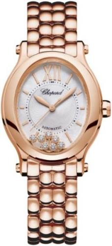 Chopard Damklocka 275362-5004 Happy Sport Silverfärgad/18 karat